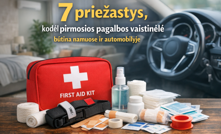 Septynios priežastys turėti pirmosios pagalbos vaistinėlę